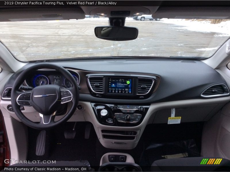 Velvet Red Pearl / Black/Alloy 2019 Chrysler Pacifica Touring Plus
