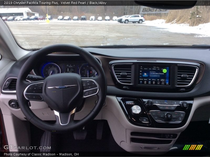 Velvet Red Pearl / Black/Alloy 2019 Chrysler Pacifica Touring Plus