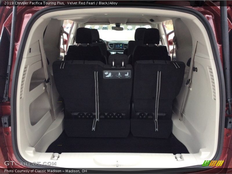 Velvet Red Pearl / Black/Alloy 2019 Chrysler Pacifica Touring Plus