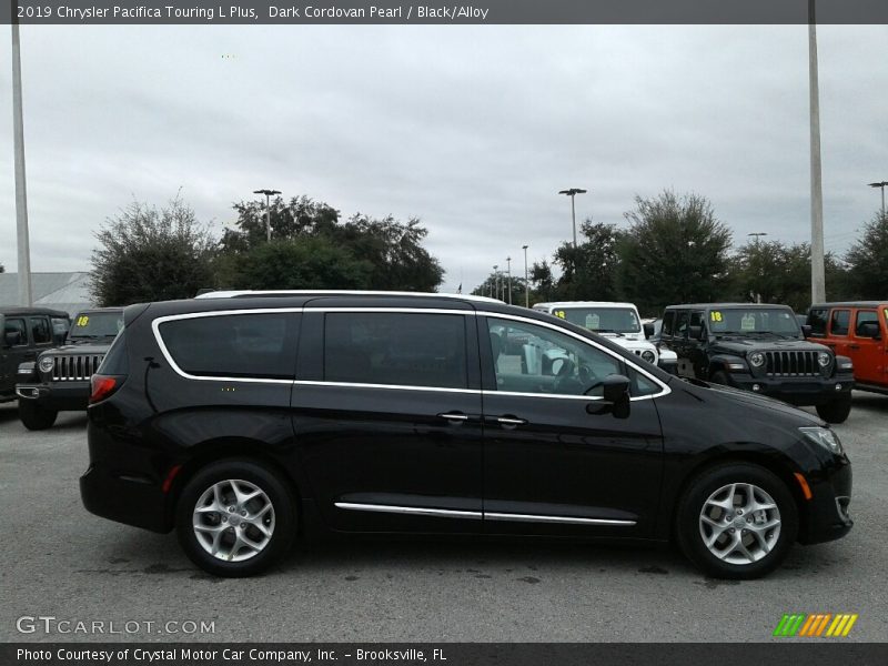 Dark Cordovan Pearl / Black/Alloy 2019 Chrysler Pacifica Touring L Plus