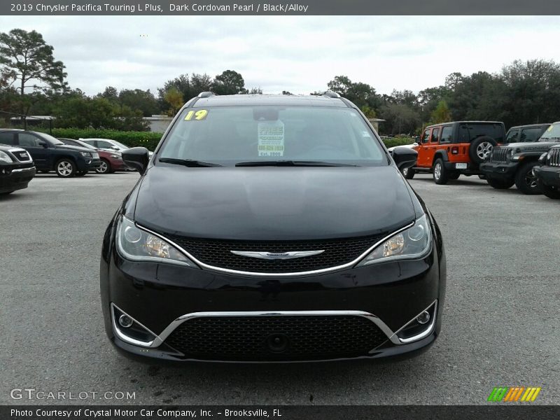Dark Cordovan Pearl / Black/Alloy 2019 Chrysler Pacifica Touring L Plus