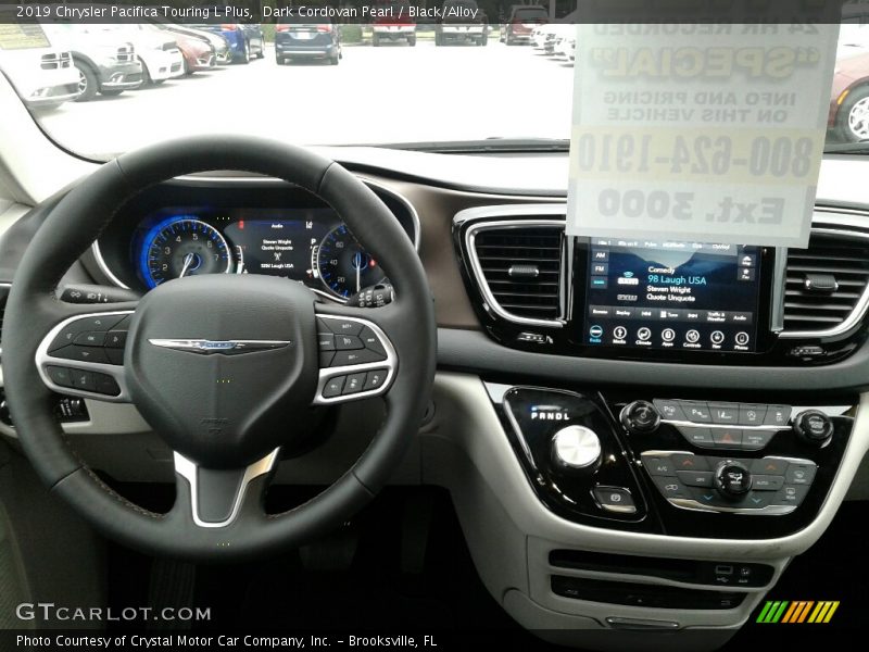 Dark Cordovan Pearl / Black/Alloy 2019 Chrysler Pacifica Touring L Plus