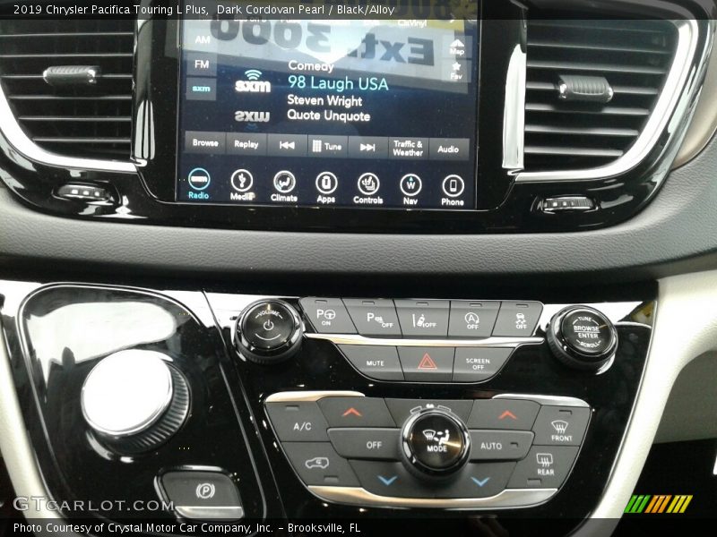 Dark Cordovan Pearl / Black/Alloy 2019 Chrysler Pacifica Touring L Plus