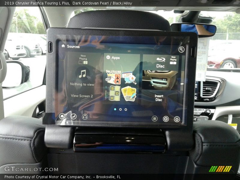 Dark Cordovan Pearl / Black/Alloy 2019 Chrysler Pacifica Touring L Plus