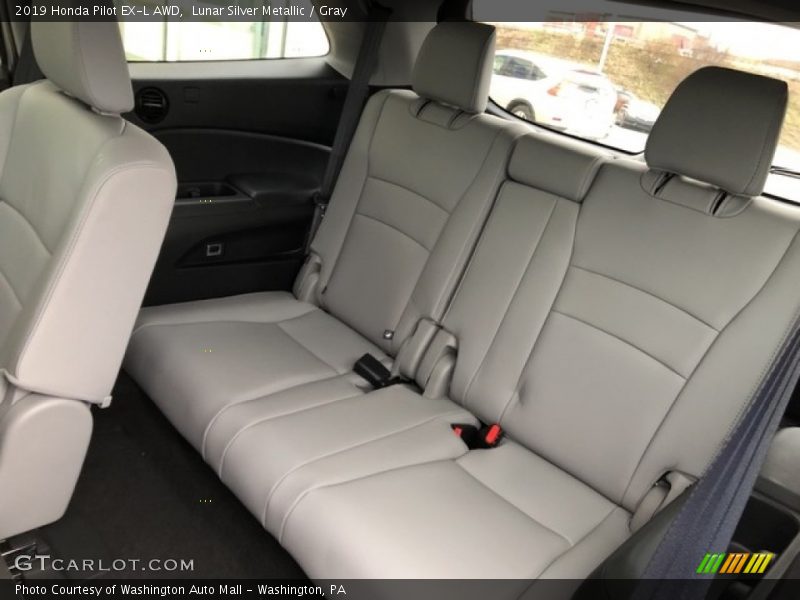 Lunar Silver Metallic / Gray 2019 Honda Pilot EX-L AWD