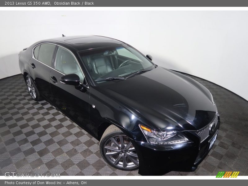 Obsidian Black / Black 2013 Lexus GS 350 AWD