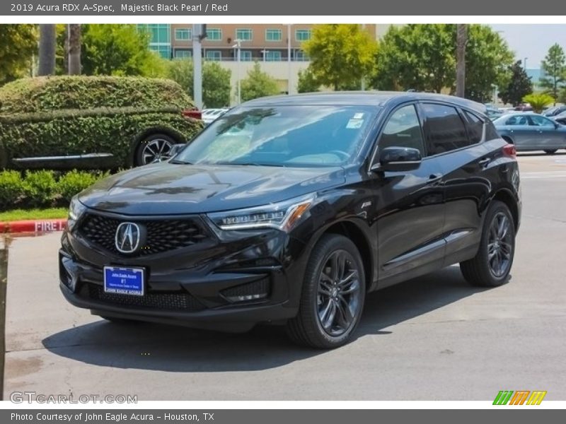 Majestic Black Pearl / Red 2019 Acura RDX A-Spec