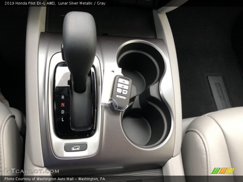 Lunar Silver Metallic / Gray 2019 Honda Pilot EX-L AWD