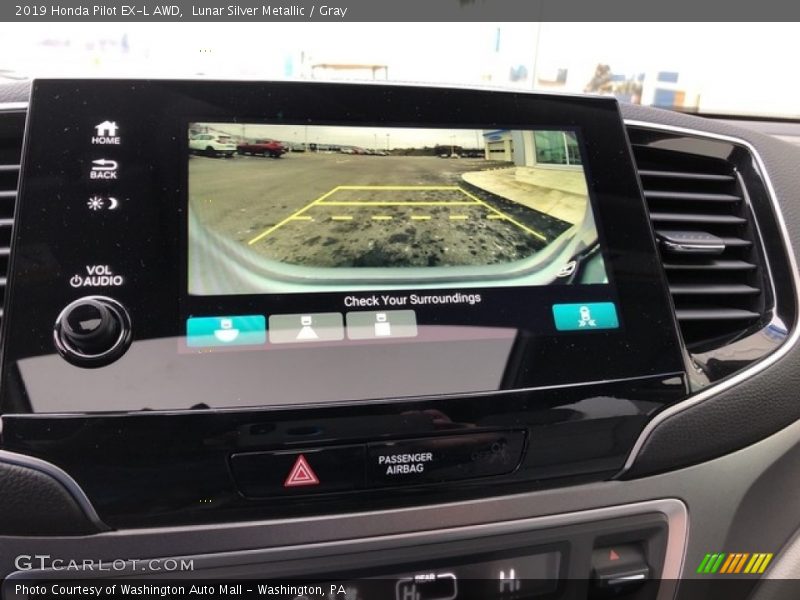 Lunar Silver Metallic / Gray 2019 Honda Pilot EX-L AWD