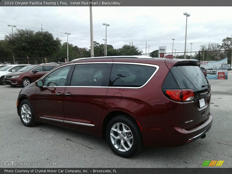 Velvet Red Pearl / Black/Alloy 2019 Chrysler Pacifica Touring L Plus