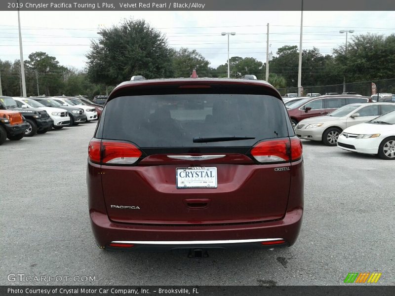Velvet Red Pearl / Black/Alloy 2019 Chrysler Pacifica Touring L Plus