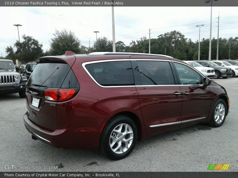 Velvet Red Pearl / Black/Alloy 2019 Chrysler Pacifica Touring L Plus