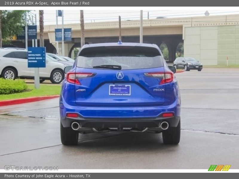 Apex Blue Pearl / Red 2019 Acura RDX A-Spec