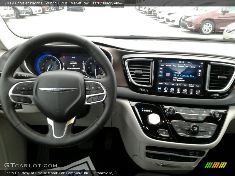 Velvet Red Pearl / Black/Alloy 2019 Chrysler Pacifica Touring L Plus