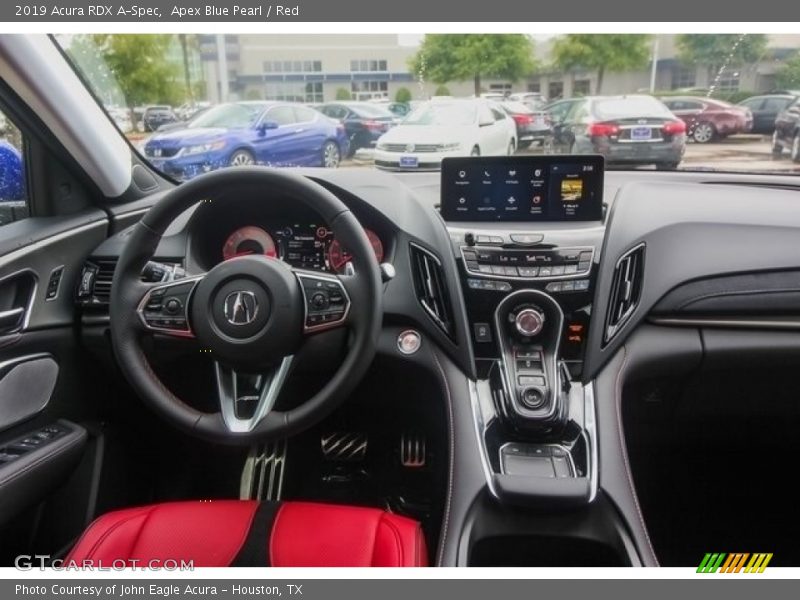 Apex Blue Pearl / Red 2019 Acura RDX A-Spec