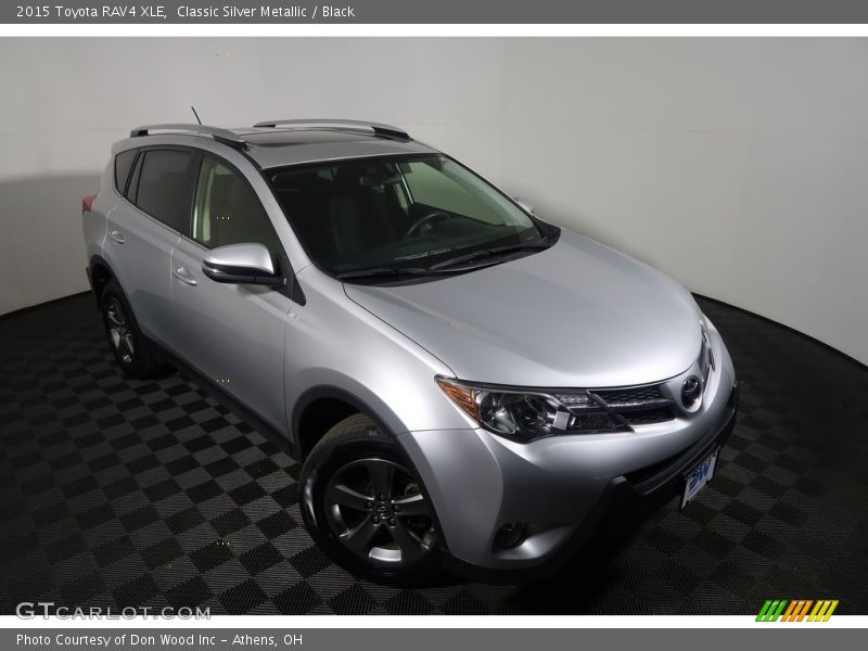 Classic Silver Metallic / Black 2015 Toyota RAV4 XLE