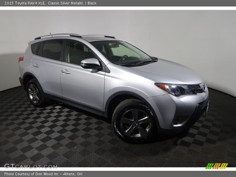 Classic Silver Metallic / Black 2015 Toyota RAV4 XLE
