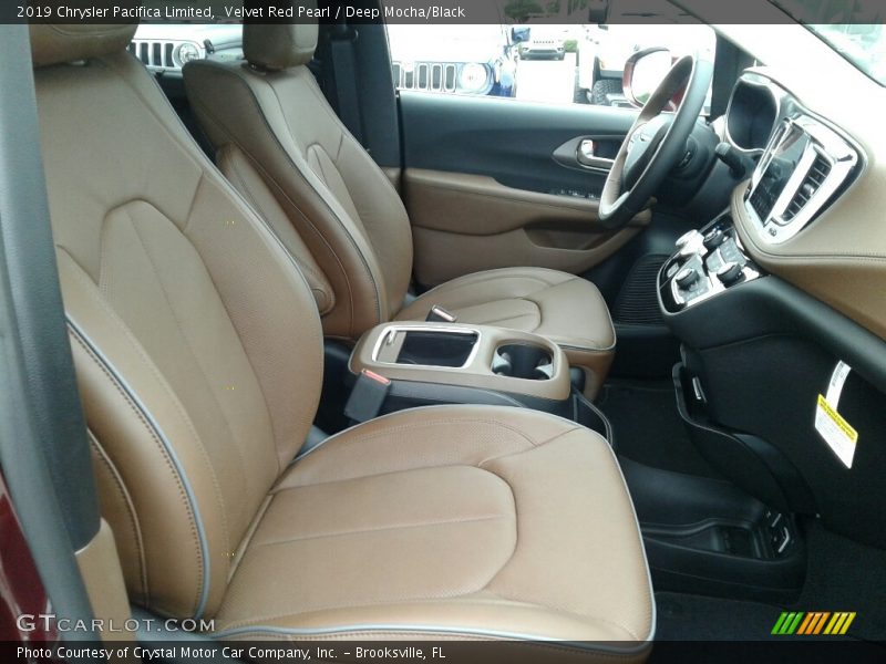 Velvet Red Pearl / Deep Mocha/Black 2019 Chrysler Pacifica Limited