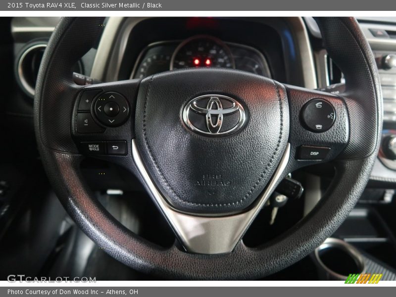 Classic Silver Metallic / Black 2015 Toyota RAV4 XLE