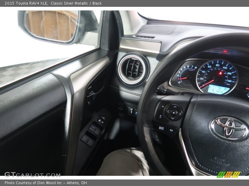Classic Silver Metallic / Black 2015 Toyota RAV4 XLE
