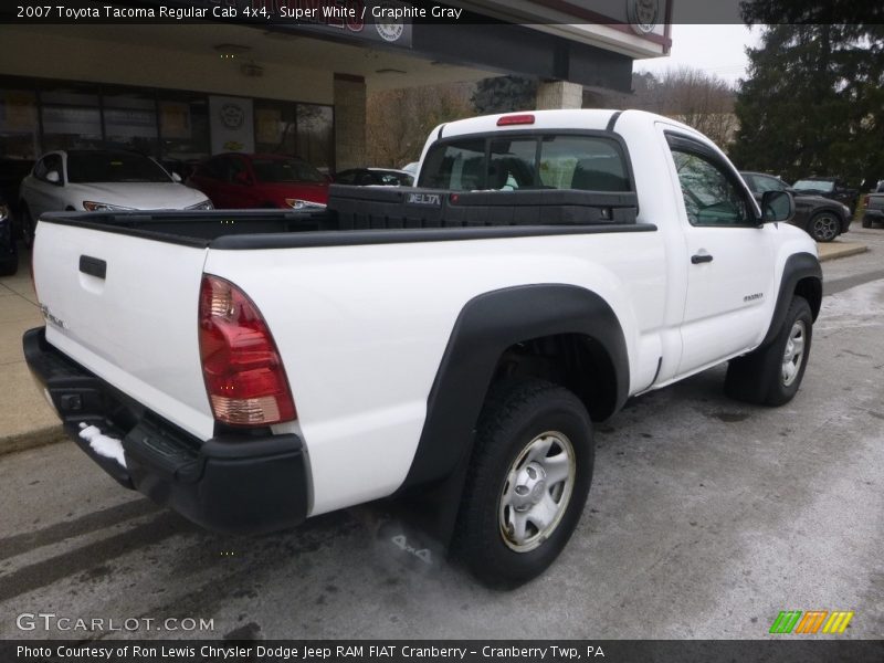 Super White / Graphite Gray 2007 Toyota Tacoma Regular Cab 4x4