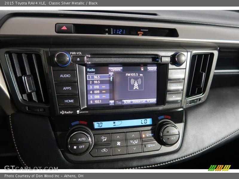 Classic Silver Metallic / Black 2015 Toyota RAV4 XLE