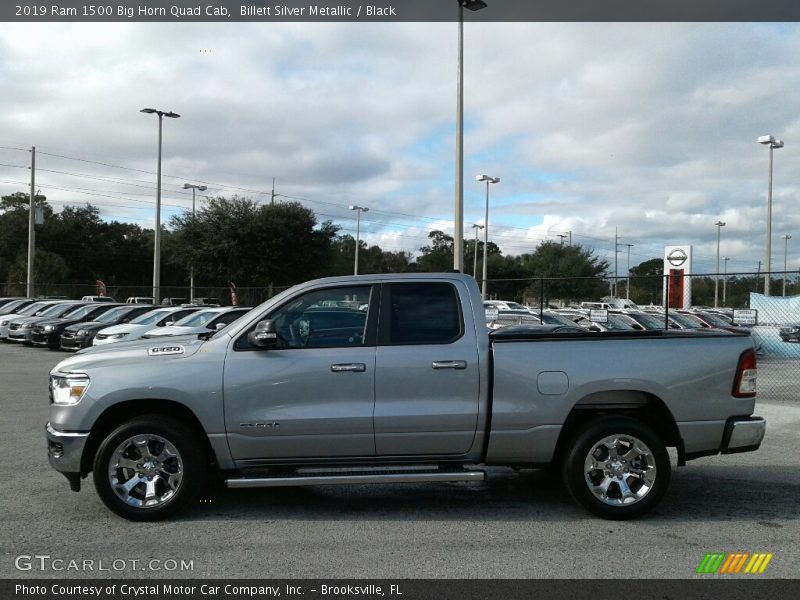 Billett Silver Metallic / Black 2019 Ram 1500 Big Horn Quad Cab