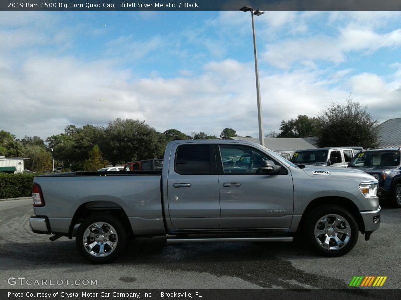 Billett Silver Metallic / Black 2019 Ram 1500 Big Horn Quad Cab