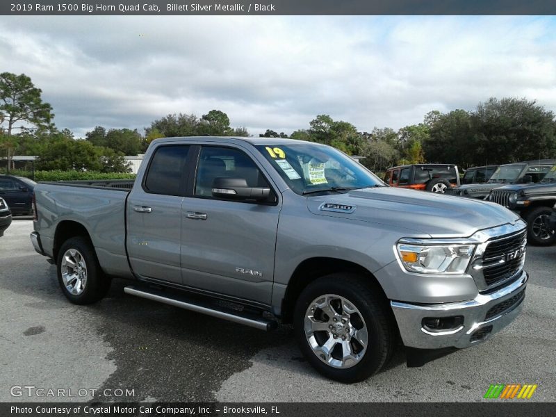 Billett Silver Metallic / Black 2019 Ram 1500 Big Horn Quad Cab