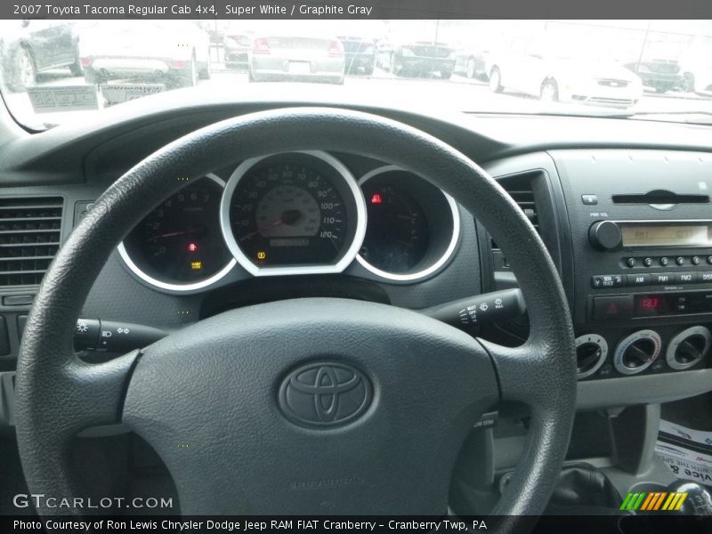 Super White / Graphite Gray 2007 Toyota Tacoma Regular Cab 4x4