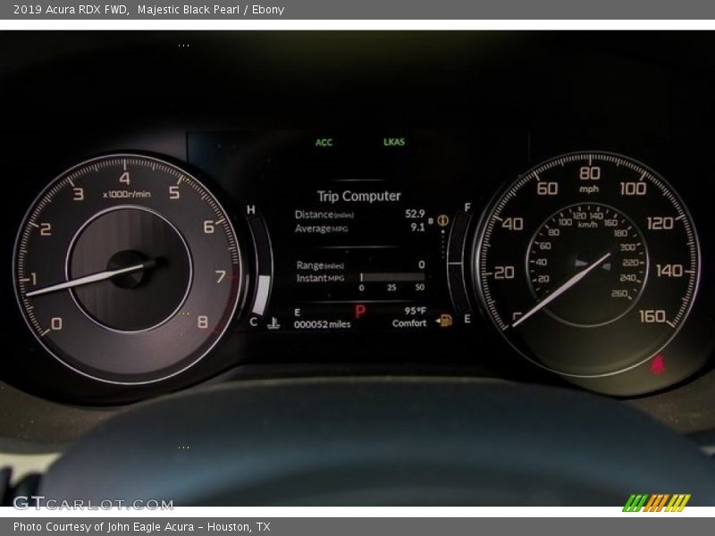 Majestic Black Pearl / Ebony 2019 Acura RDX FWD
