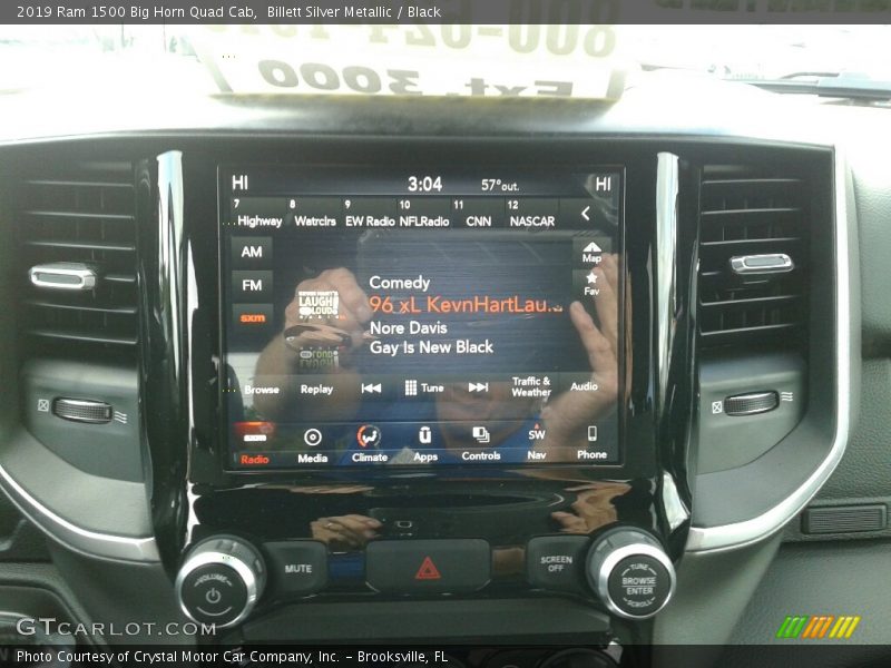 Billett Silver Metallic / Black 2019 Ram 1500 Big Horn Quad Cab