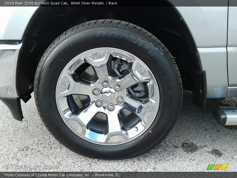 Billett Silver Metallic / Black 2019 Ram 1500 Big Horn Quad Cab