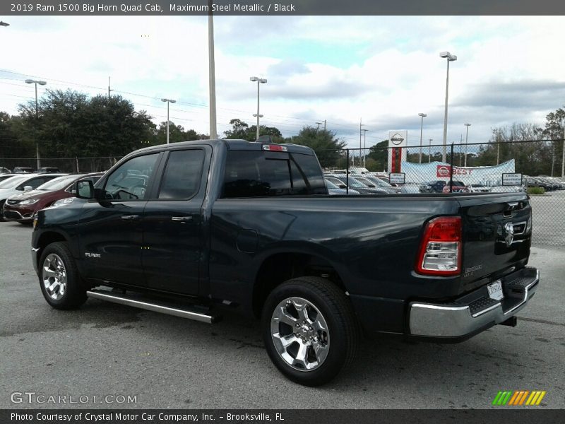 Maximum Steel Metallic / Black 2019 Ram 1500 Big Horn Quad Cab