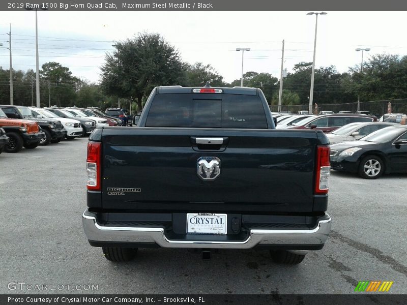 Maximum Steel Metallic / Black 2019 Ram 1500 Big Horn Quad Cab