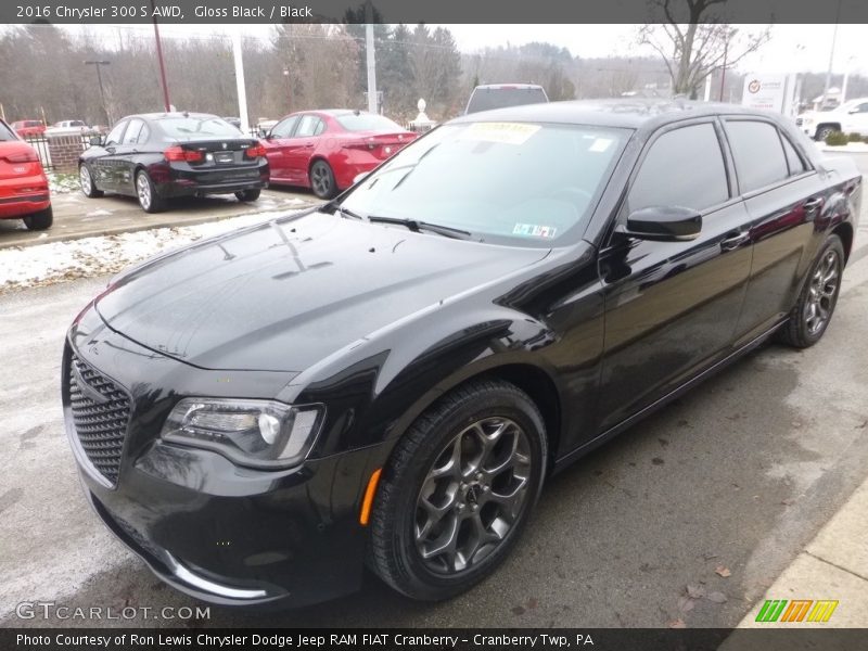Gloss Black / Black 2016 Chrysler 300 S AWD