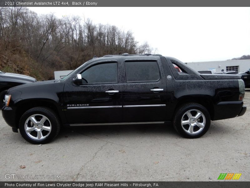 Black / Ebony 2013 Chevrolet Avalanche LTZ 4x4