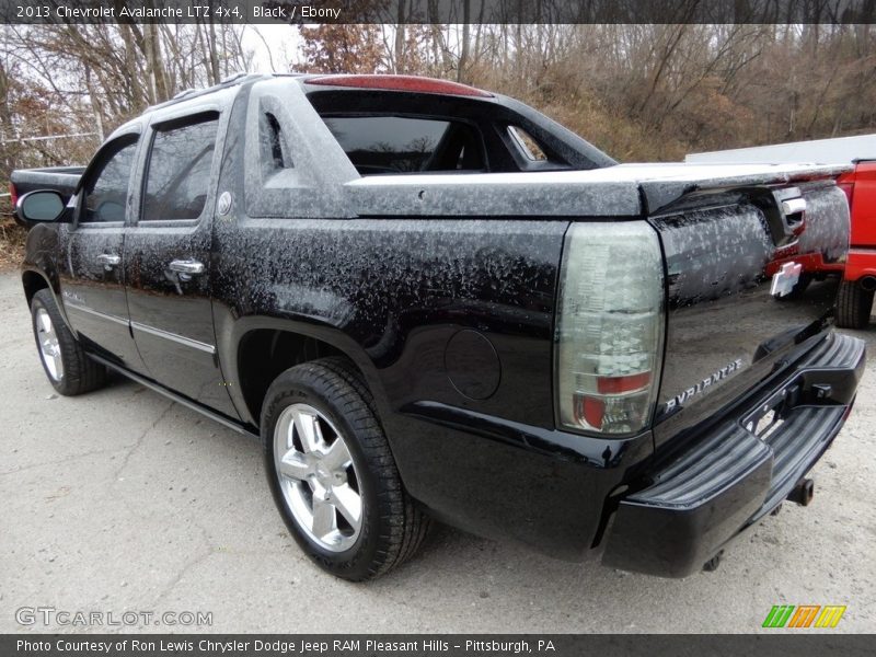 Black / Ebony 2013 Chevrolet Avalanche LTZ 4x4