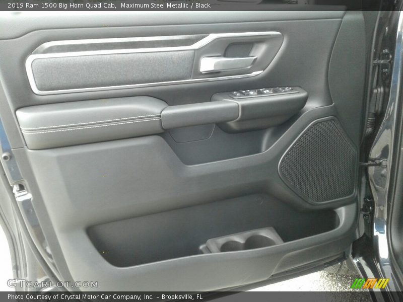 Maximum Steel Metallic / Black 2019 Ram 1500 Big Horn Quad Cab