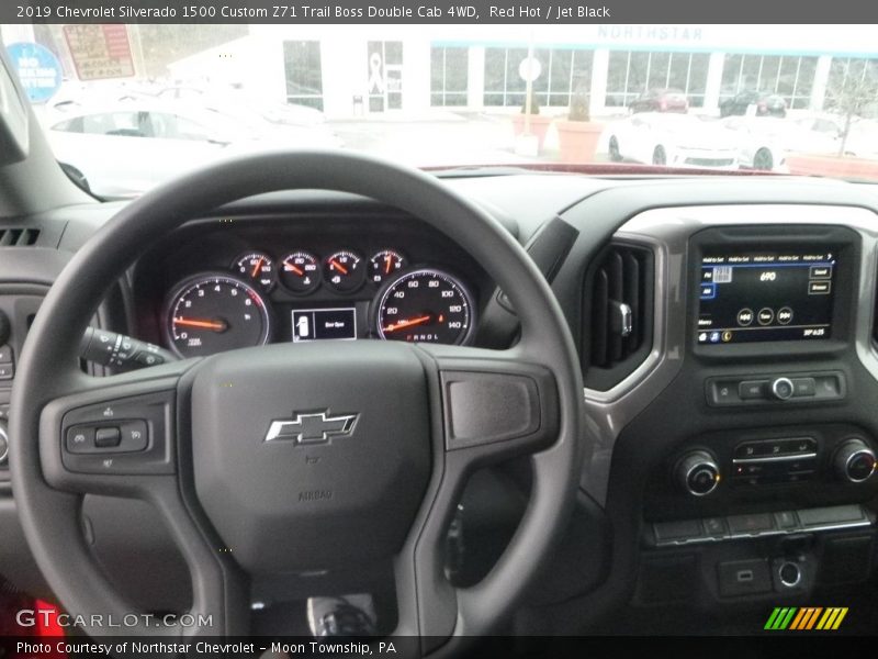 Red Hot / Jet Black 2019 Chevrolet Silverado 1500 Custom Z71 Trail Boss Double Cab 4WD