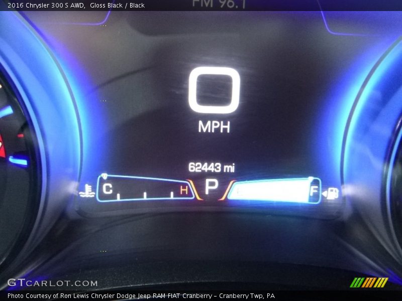 Gloss Black / Black 2016 Chrysler 300 S AWD