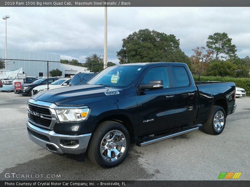 Maximum Steel Metallic / Black 2019 Ram 1500 Big Horn Quad Cab