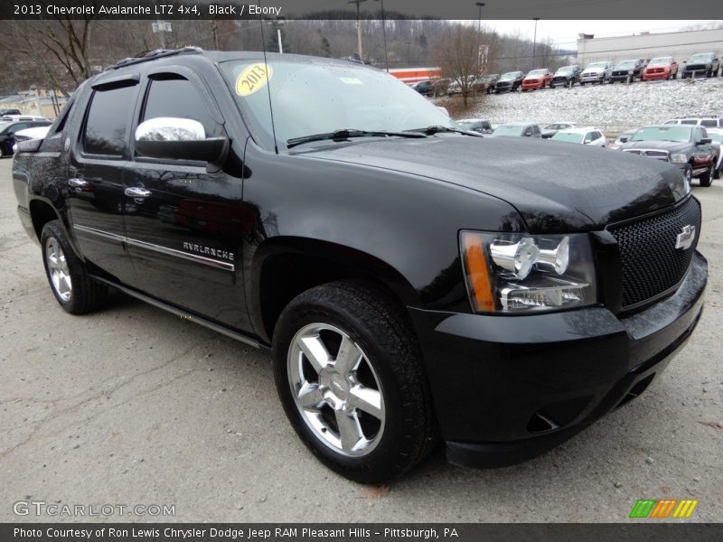 Black / Ebony 2013 Chevrolet Avalanche LTZ 4x4