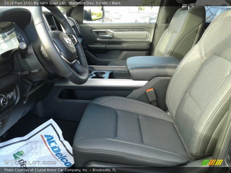 Maximum Steel Metallic / Black 2019 Ram 1500 Big Horn Quad Cab