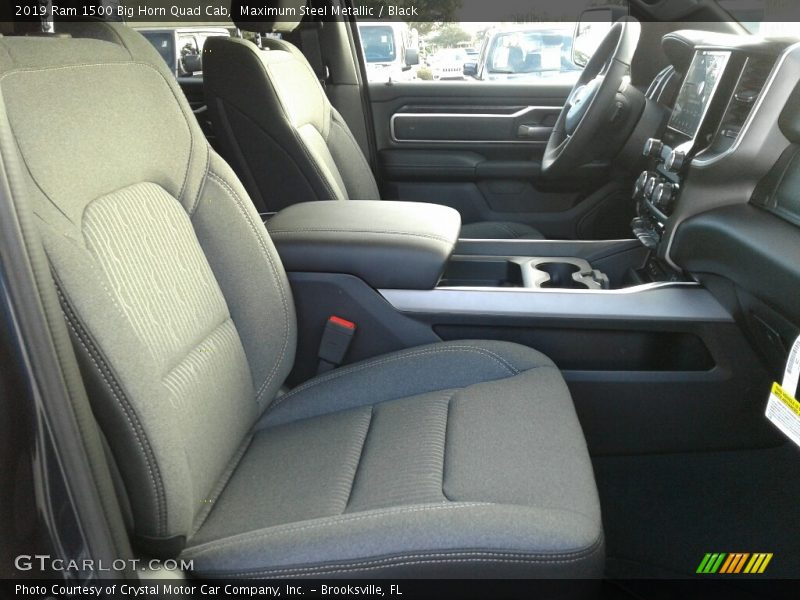 Maximum Steel Metallic / Black 2019 Ram 1500 Big Horn Quad Cab