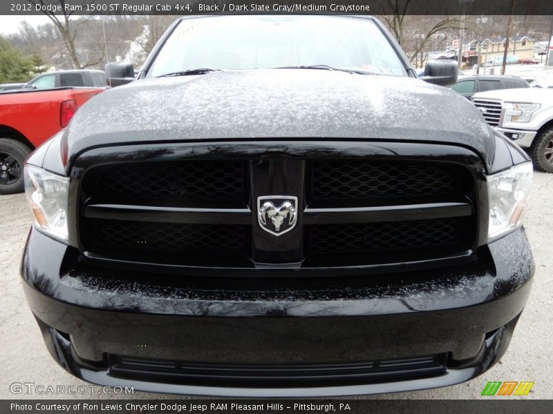 Black / Dark Slate Gray/Medium Graystone 2012 Dodge Ram 1500 ST Regular Cab 4x4