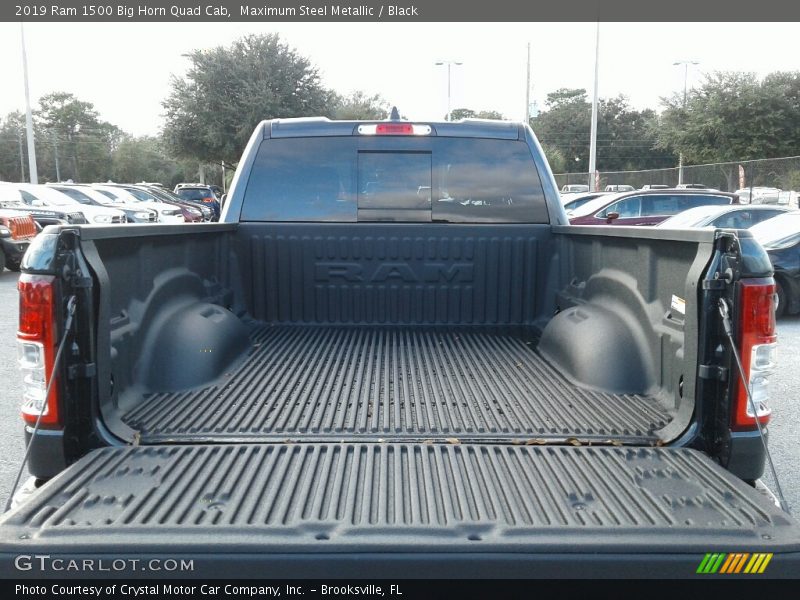Maximum Steel Metallic / Black 2019 Ram 1500 Big Horn Quad Cab