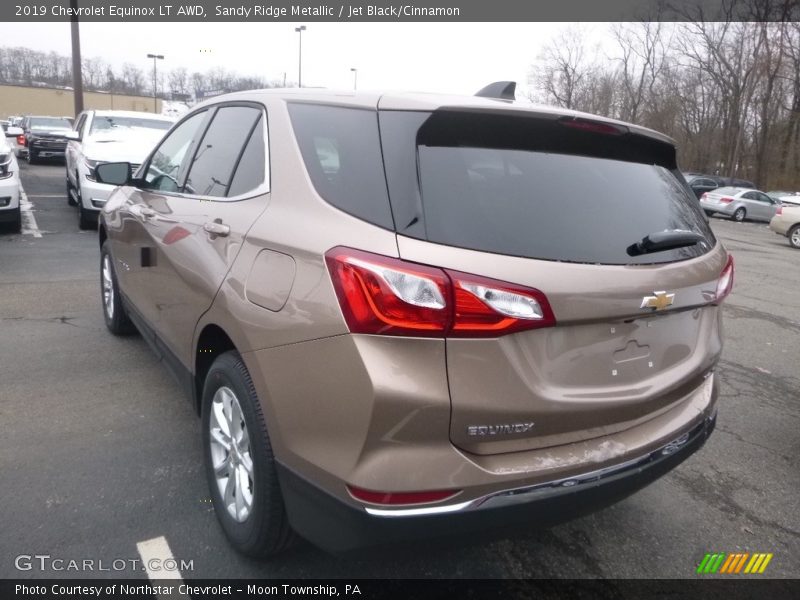Sandy Ridge Metallic / Jet Black/Cinnamon 2019 Chevrolet Equinox LT AWD