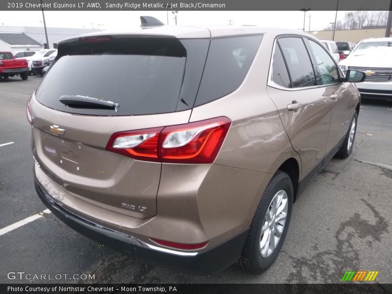 Sandy Ridge Metallic / Jet Black/Cinnamon 2019 Chevrolet Equinox LT AWD