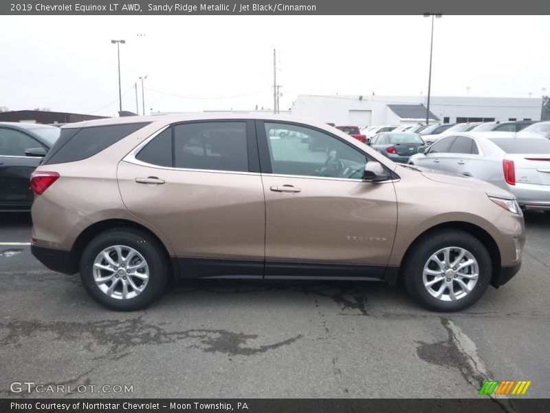 Sandy Ridge Metallic / Jet Black/Cinnamon 2019 Chevrolet Equinox LT AWD